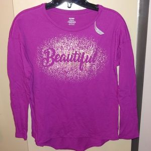 NWT🏷Girls BEAUTIFUL glitter shirt